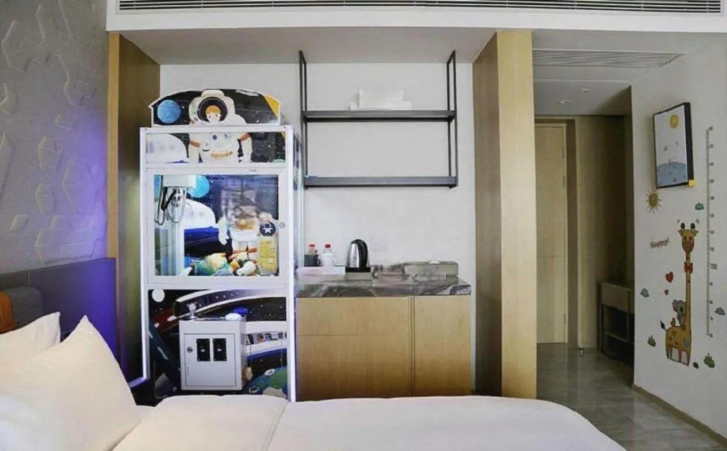 Bed in Zhejiang Cloud Mountain Deefly Hotel