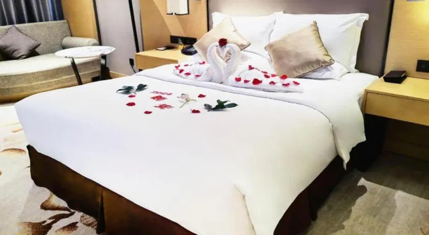 Bed in Xincheng hotel