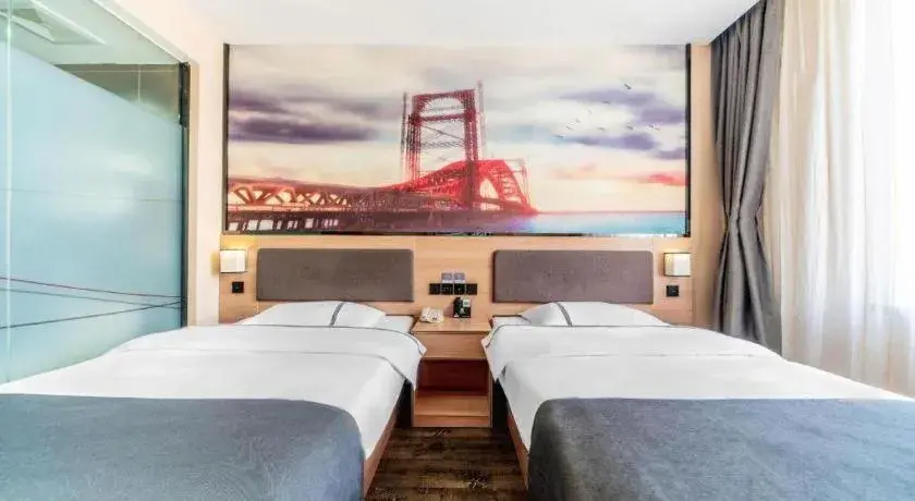 Bed in Jun Hotel Anhui Bozhou Lixin County Wenzhou Road Bed in Jun Hotel Anhui Bozhou Lixin County Wenzhou Road