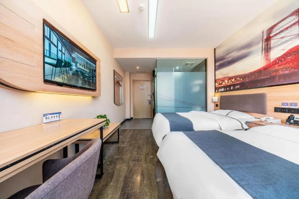 Bed in Jun Hotel Anhui Bozhou Lixin County Wenzhou Road