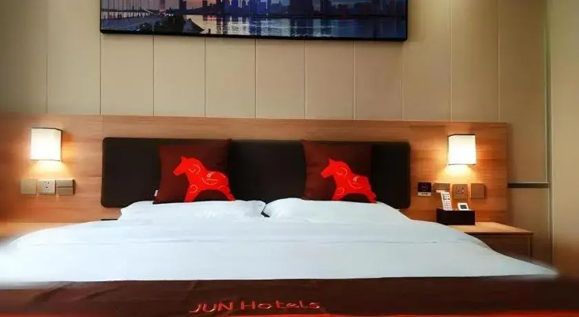 Bed in Jun Hotel Anhui Bozhou Lixin County Wenzhou Road Bed in Jun Hotel Anhui Bozhou Lixin County Wenzhou Road