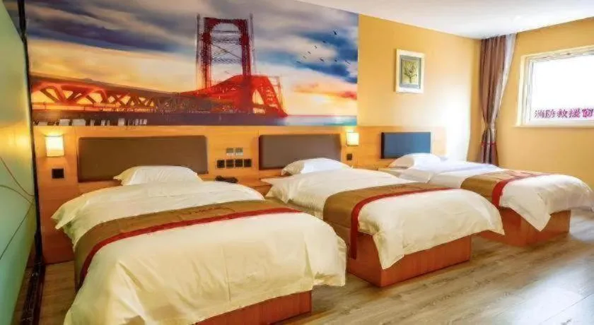 Bed in Thank Inn Hotel Tianjing Jinnan University