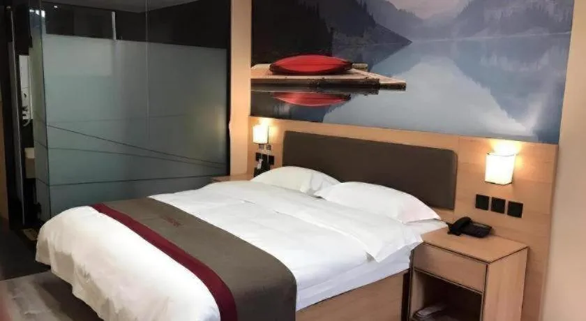 Bed in Thank Inn Hotel Tianjing Jinnan University