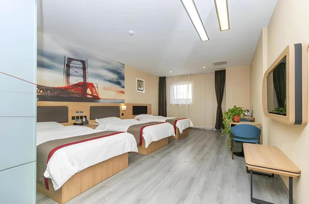 Bed in Thank Inn Hotel Tianjing Jinnan University