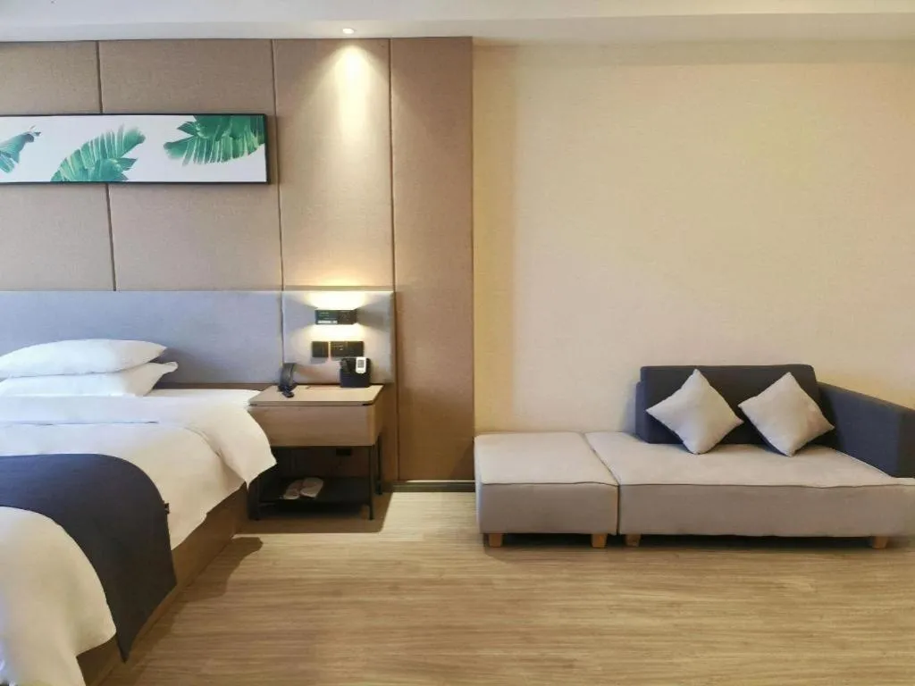 Bed in UP and IN Hotel Jiangxi Nanchang City Nanchang County Liantang Zhong Avenue Huarunwanjia
