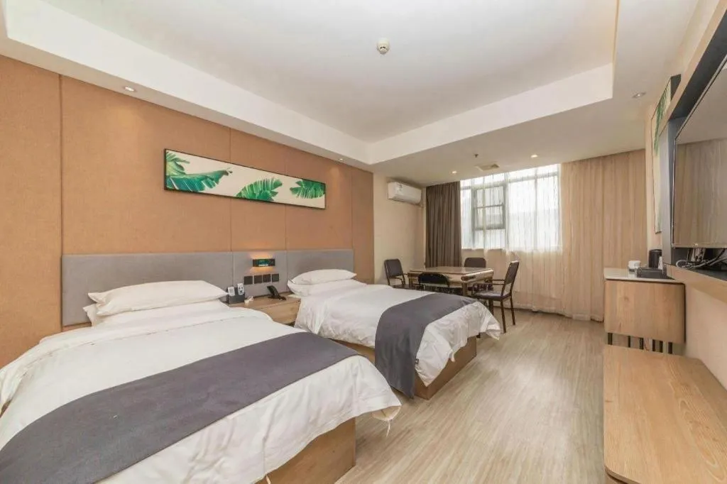 Bed in UP and IN Hotel Jiangxi Nanchang City Nanchang County Liantang Zhong Avenue Huarunwanjia