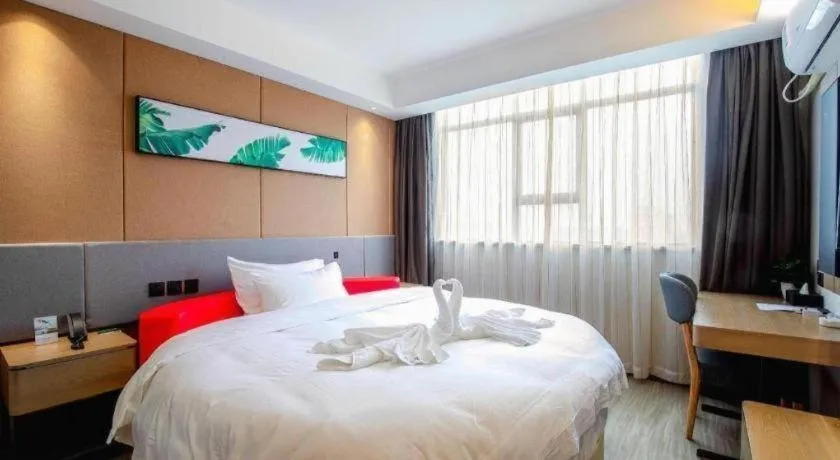Bed in UP and IN Hotel Jiangxi Nanchang City Nanchang County Liantang Zhong Avenue Huarunwanjia