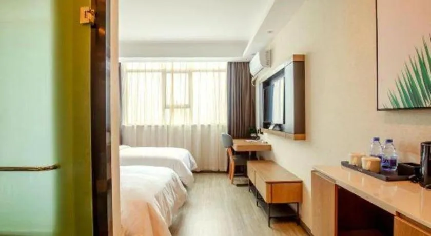 Bed in UP and IN Hotel Jiangxi Nanchang City Nanchang County Liantang Zhong Avenue Huarunwanjia