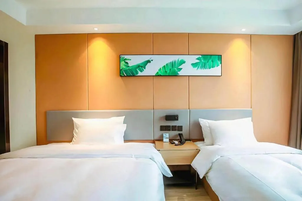 Bed in UP and IN Hotel Jiangxi Nanchang City Nanchang County Liantang Zhong Avenue Huarunwanjia