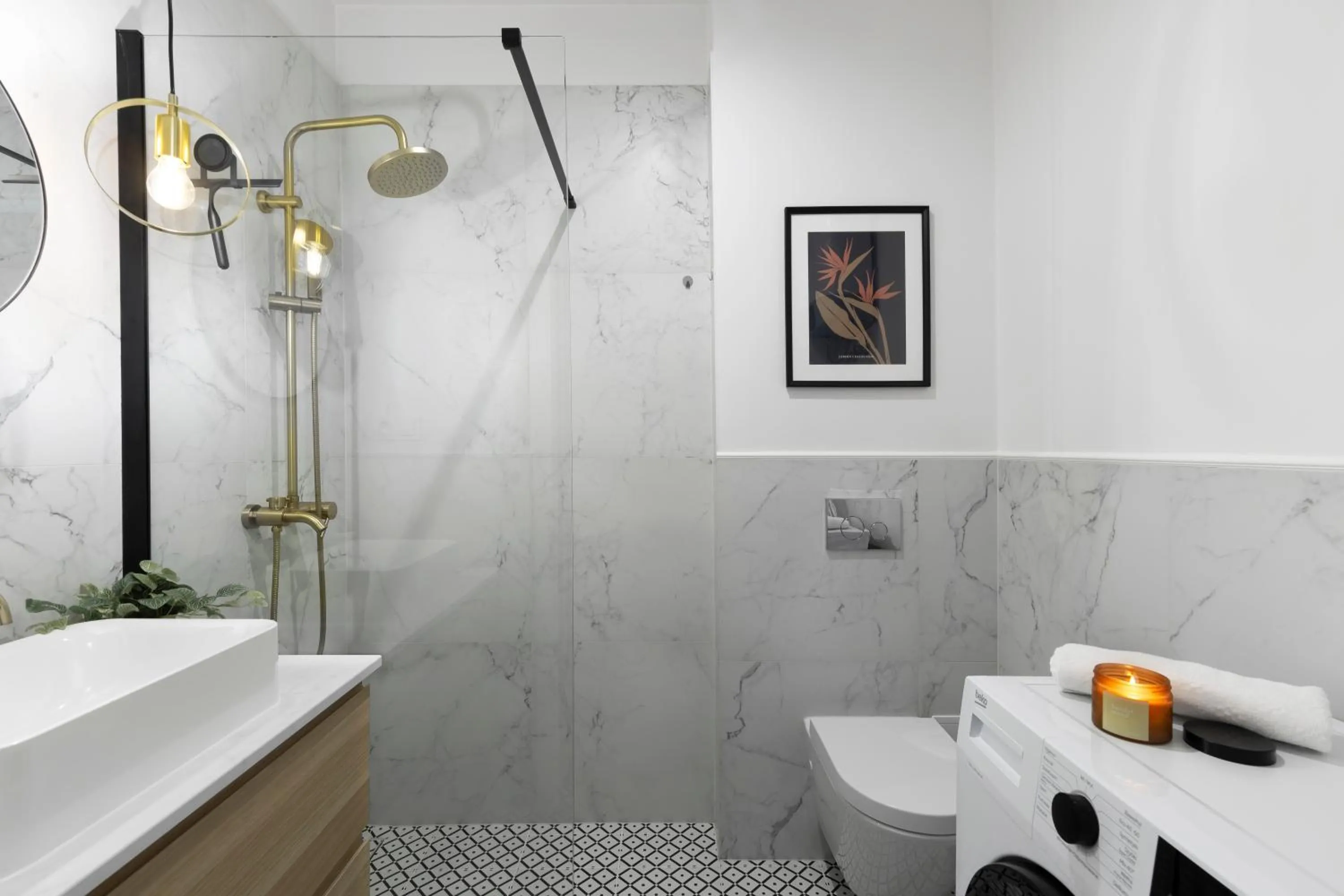Shower in Elite Apartments Podbielańska Center