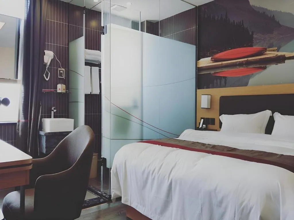 Bed in Chengke Hotel Guangdong Zhaoqing Sihui District Huilin Road