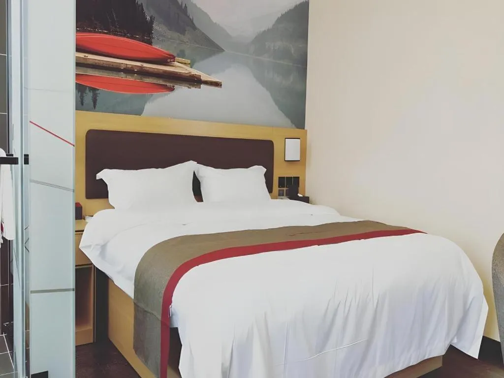 Bed in Chengke Hotel Guangdong Zhaoqing Sihui District Huilin Road
