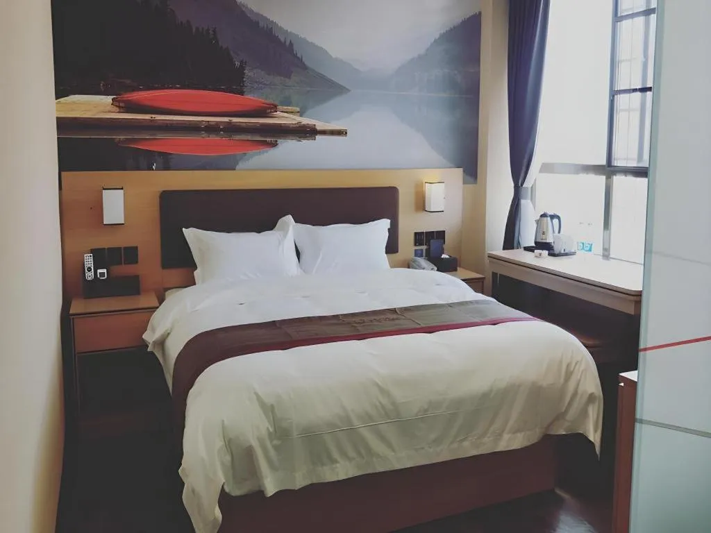 Bed in Chengke Hotel Guangdong Zhaoqing Sihui District Huilin Road