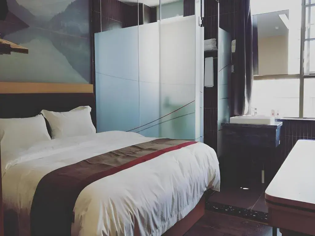 Bed in Chengke Hotel Guangdong Zhaoqing Sihui District Huilin Road Bed in Chengke Hotel Guangdong Zhaoqing Sihui District Huilin Road