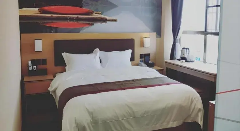 Bed in Chengke Hotel Guangdong Zhaoqing Sihui District Huilin Road Bed in Chengke Hotel Guangdong Zhaoqing Sihui District Huilin Road