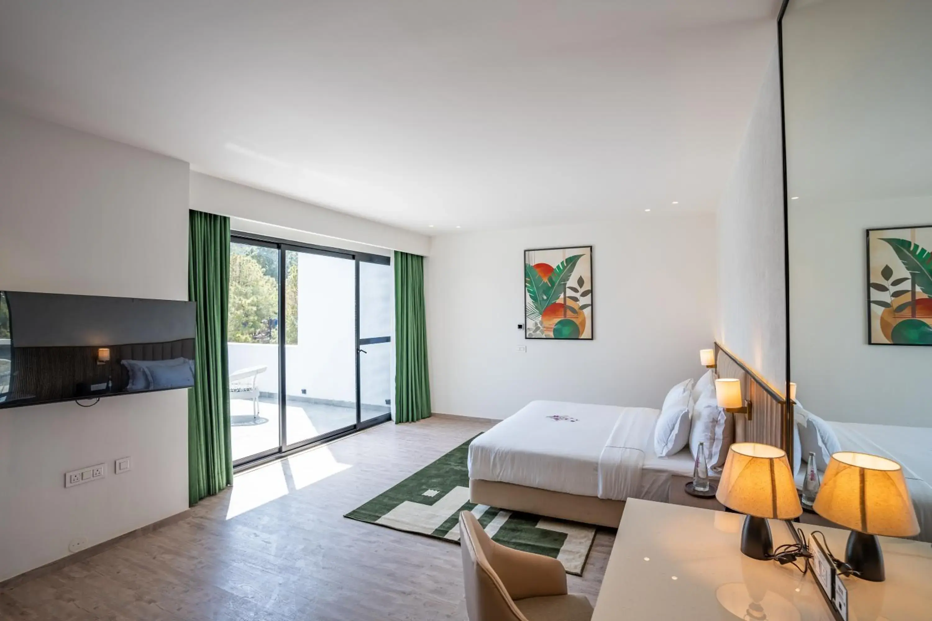 View (from property/room), Bed in Velmore Kasauli Operated by Royal Orchid Hotel Ltd. View (from property/room), Bed in Velmore Kasauli Operated by Royal Orchid Hotel Ltd.