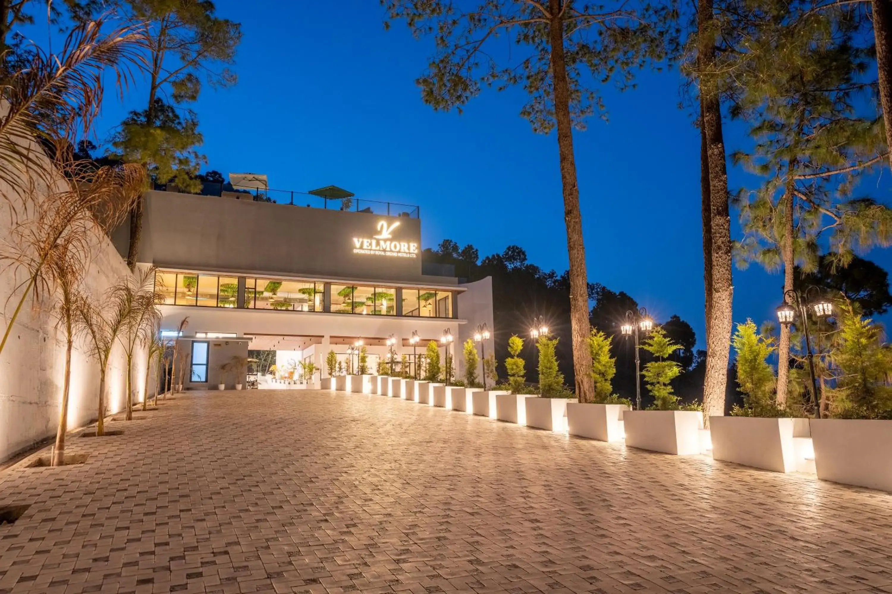 Property building in Velmore Kasauli Operated by Royal Orchid Hotel Ltd. Property building in Velmore Kasauli Operated by Royal Orchid Hotel Ltd.