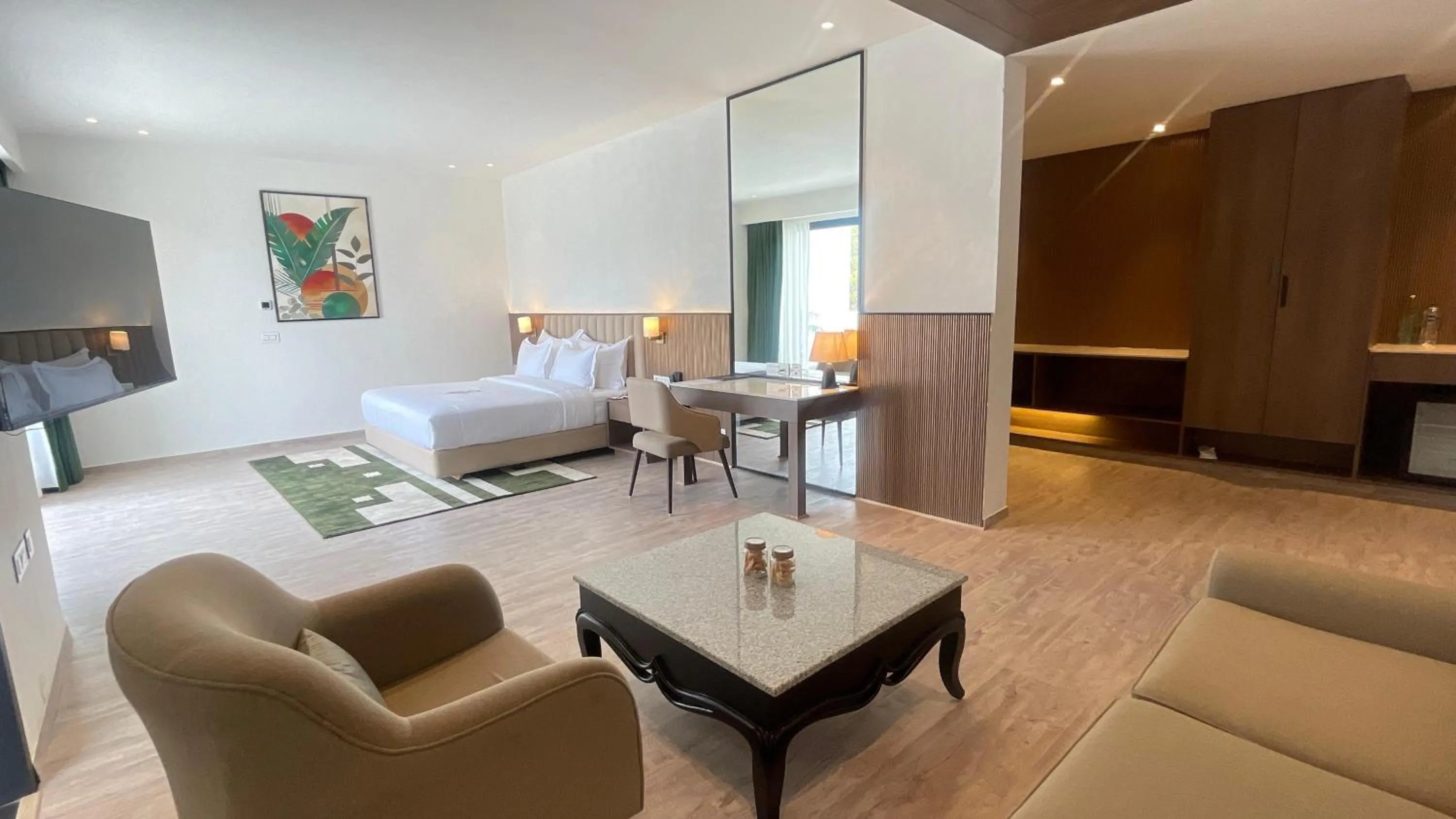 Living room, Bed in Velmore Kasauli Operated by Royal Orchid Hotel Ltd.