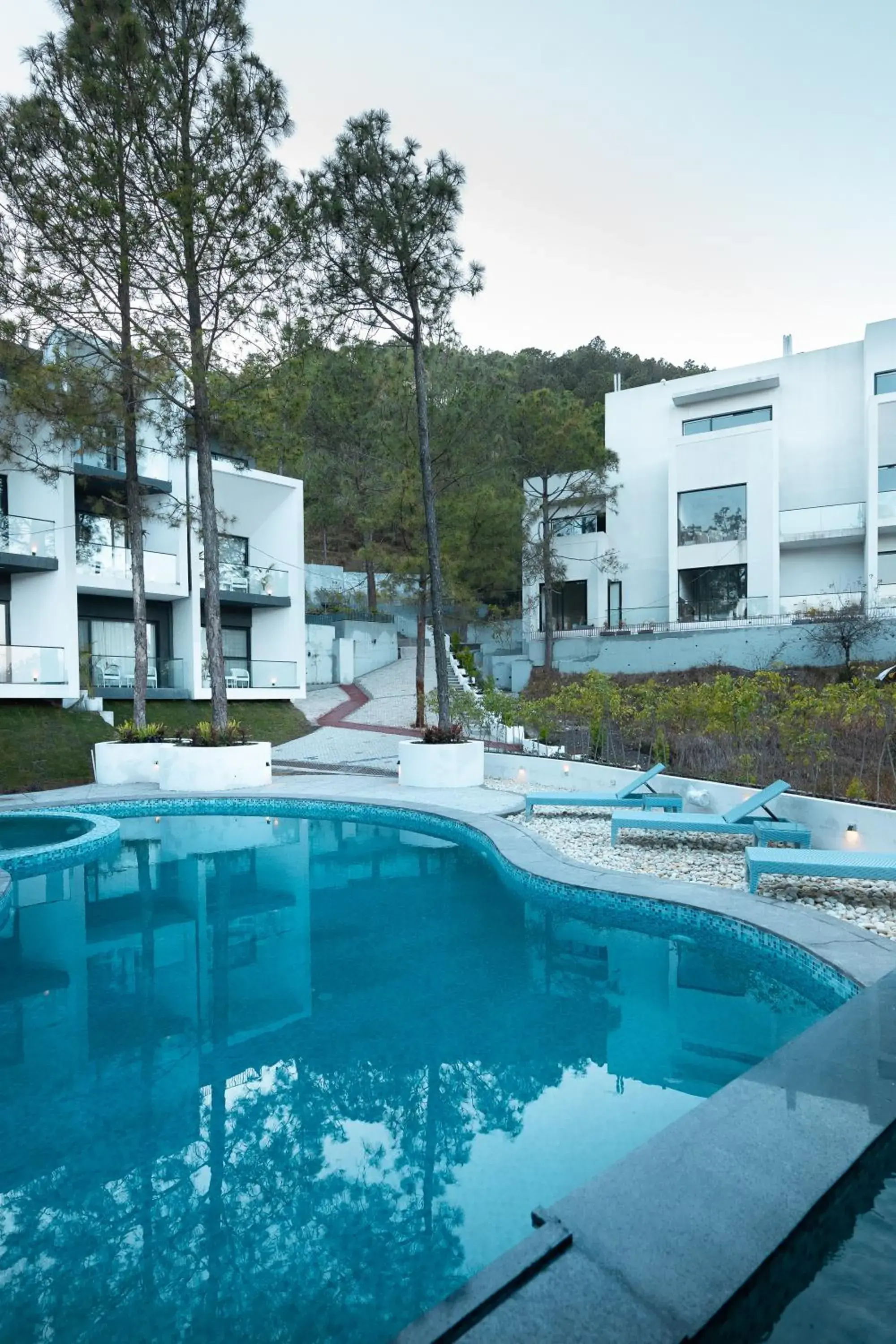 Swimming pool in Velmore Kasauli Operated by Royal Orchid Hotel Ltd. Swimming pool in Velmore Kasauli Operated by Royal Orchid Hotel Ltd.