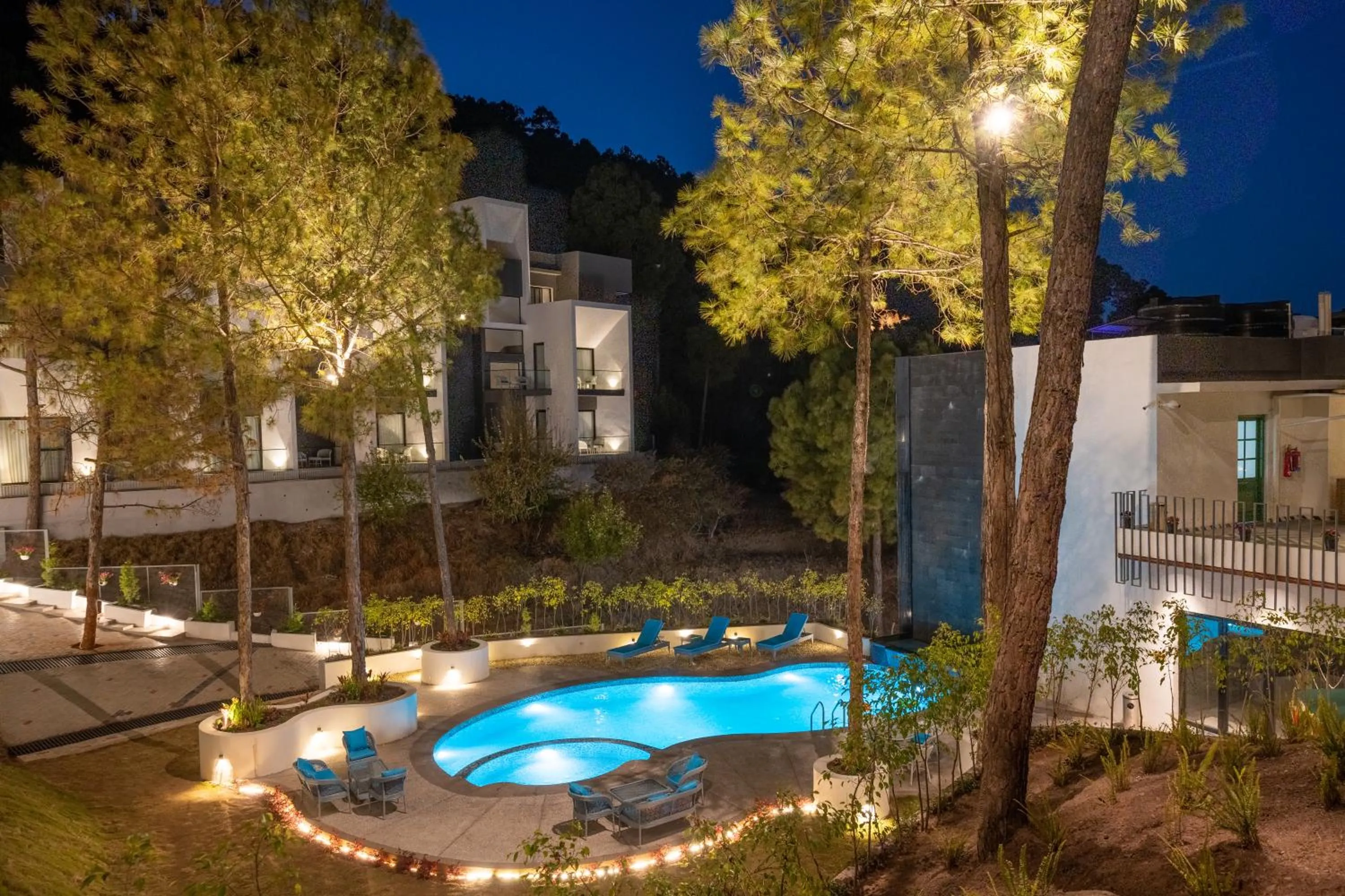 Swimming pool in Velmore Kasauli Operated by Royal Orchid Hotel Ltd.