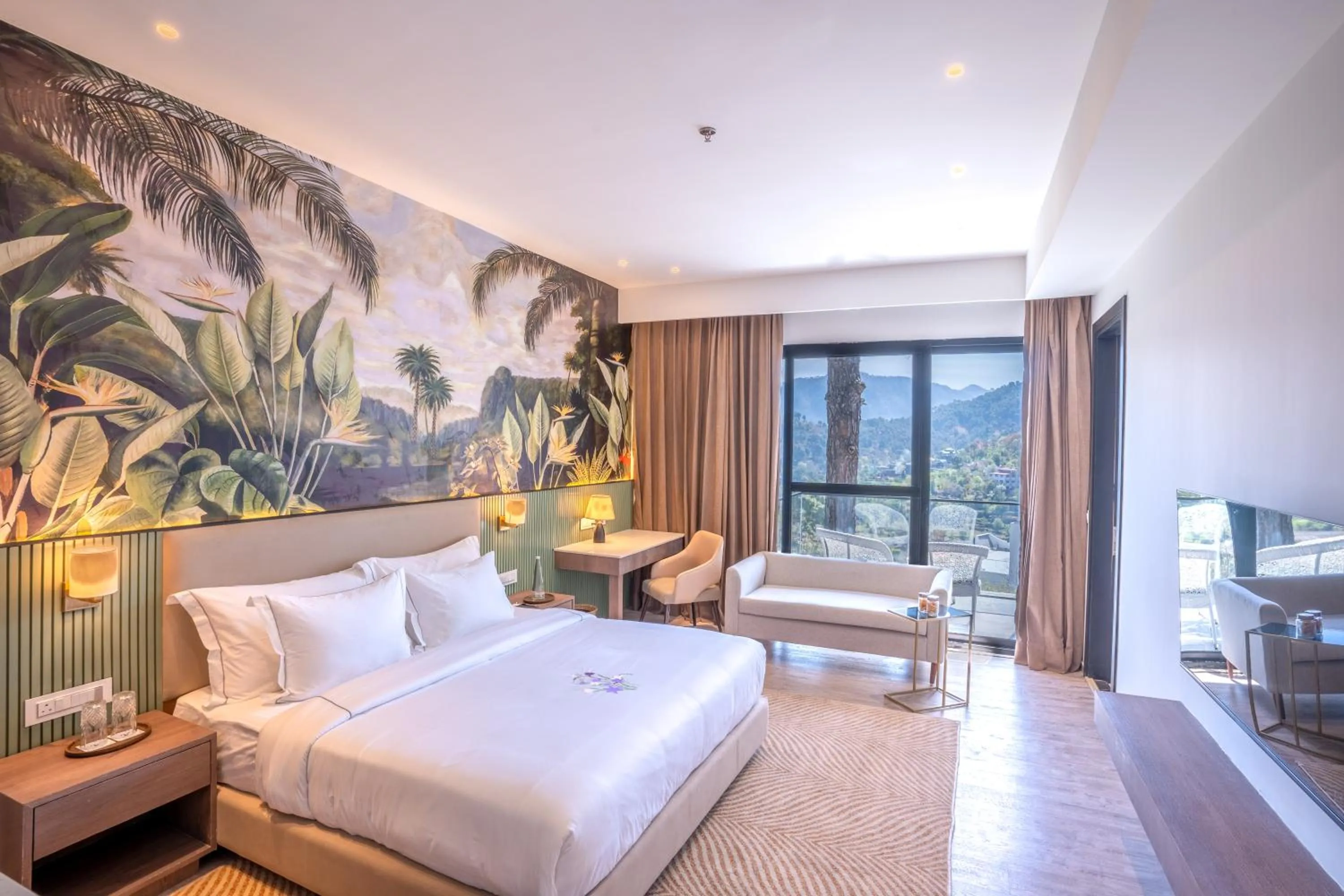 Bedroom, Bed in Velmore Kasauli Operated by Royal Orchid Hotel Ltd.