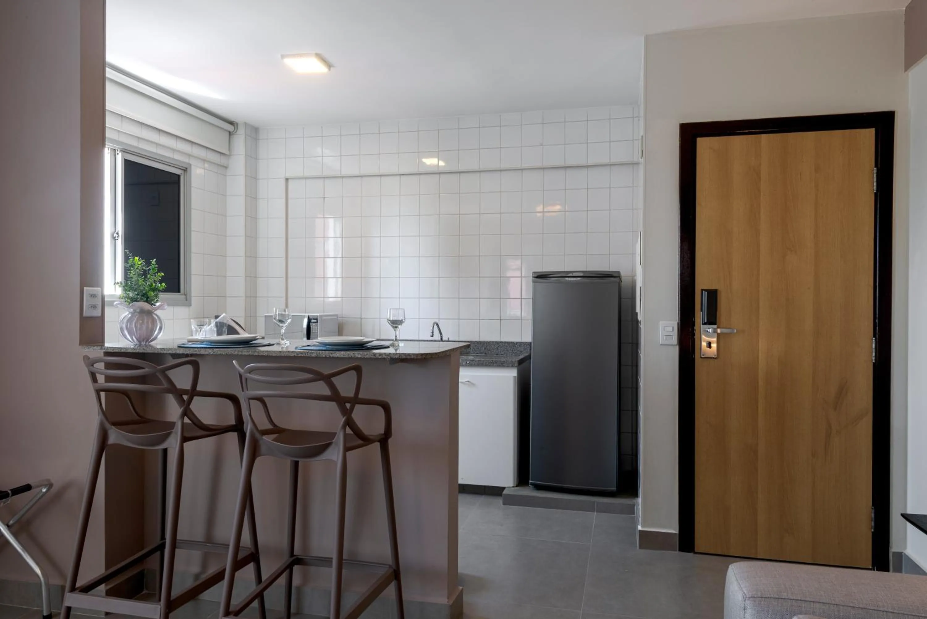 Kitchen or kitchenette in Lym Flat Hotel