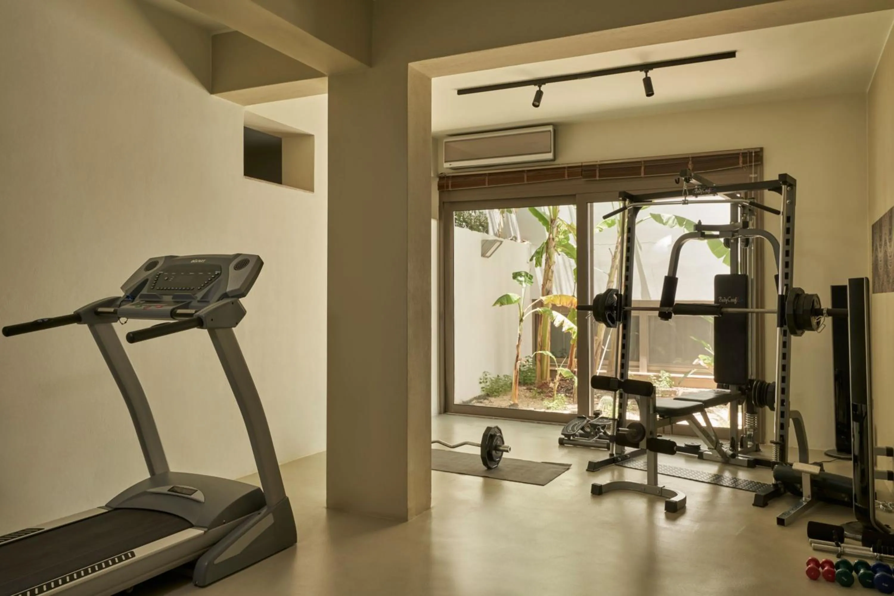Fitness centre/facilities in Elounda White Pearl Villa