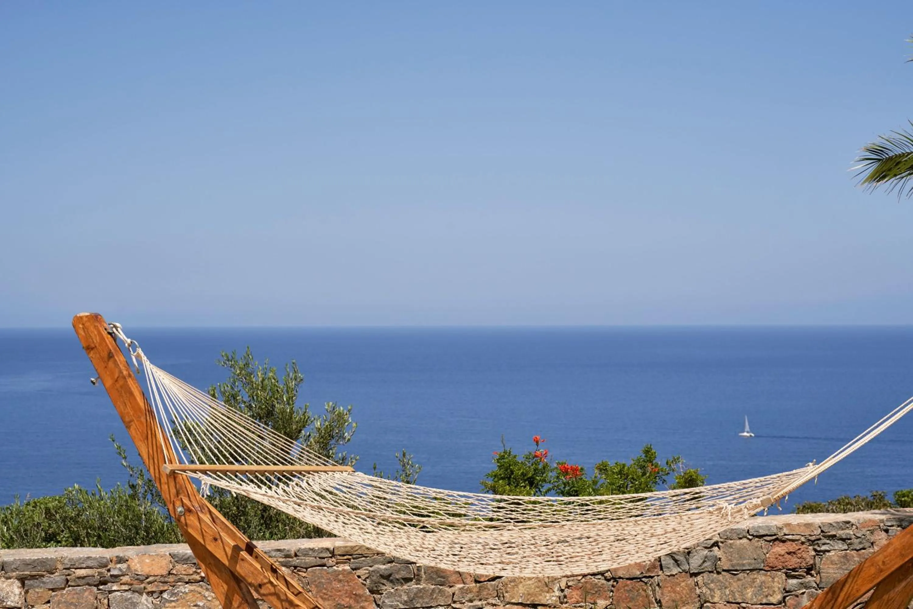 sunbed in Elounda White Pearl Villa