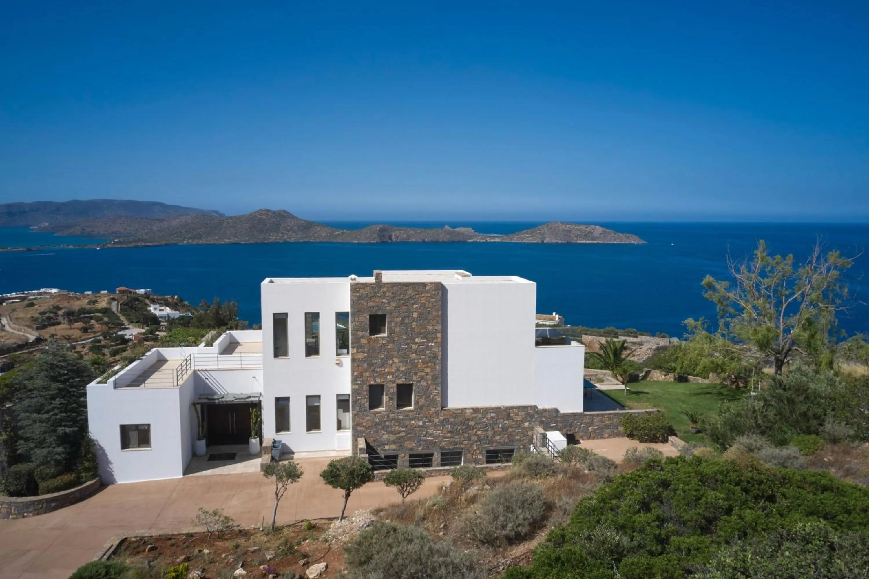 Property building in Elounda White Pearl Villa