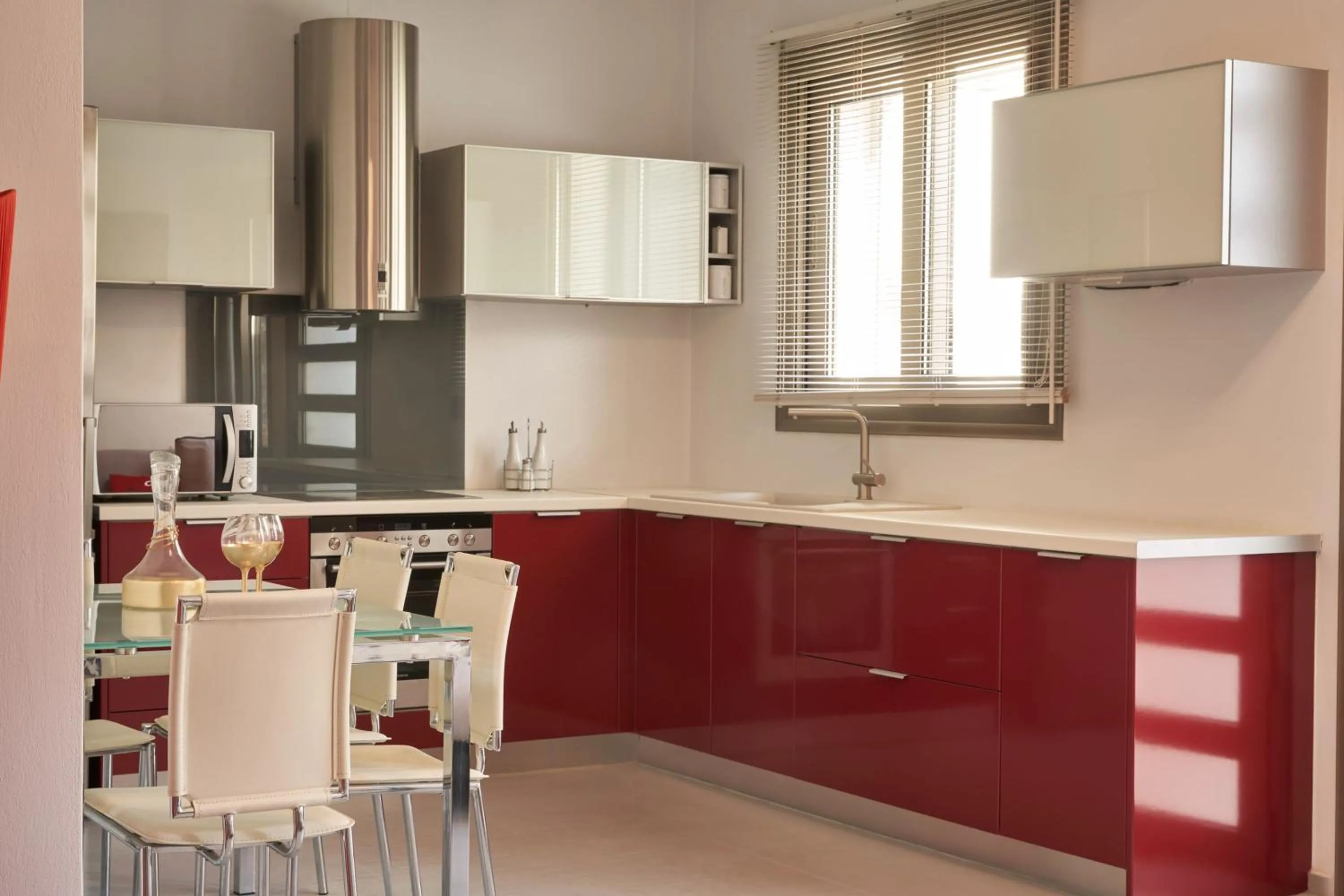 Kitchen or kitchenette in Elounda White Pearl Villa