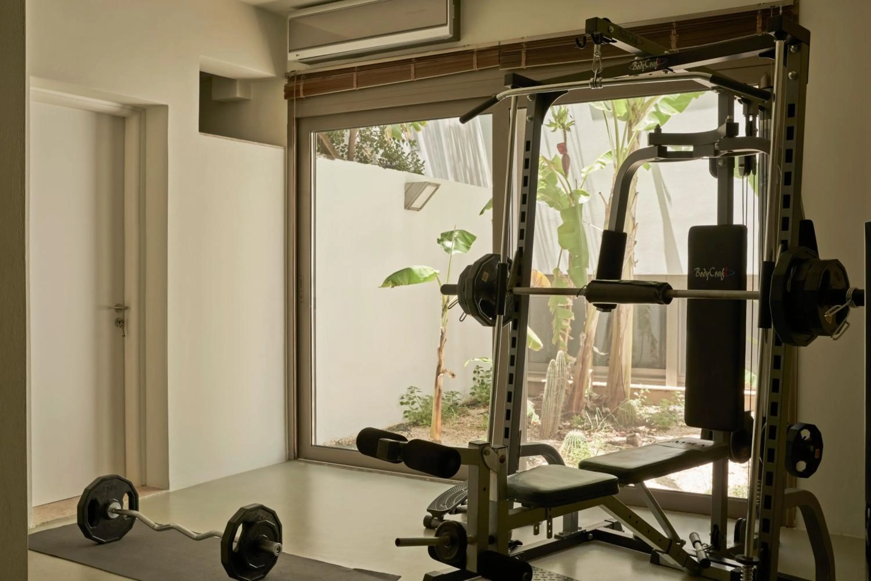 Fitness centre/facilities in Elounda White Pearl Villa