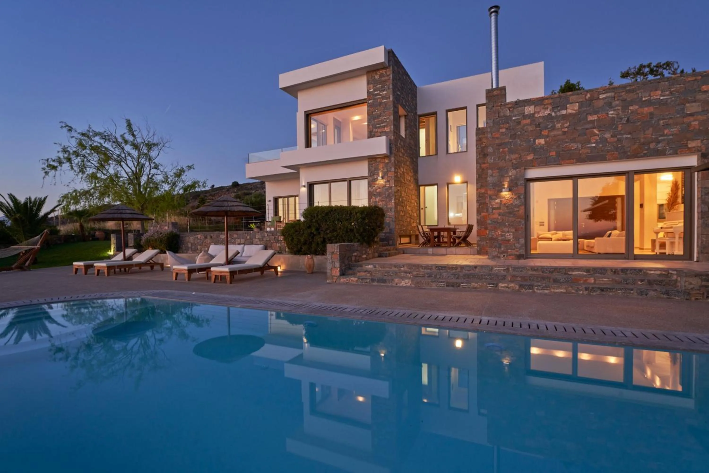 Property building in Elounda White Pearl Villa