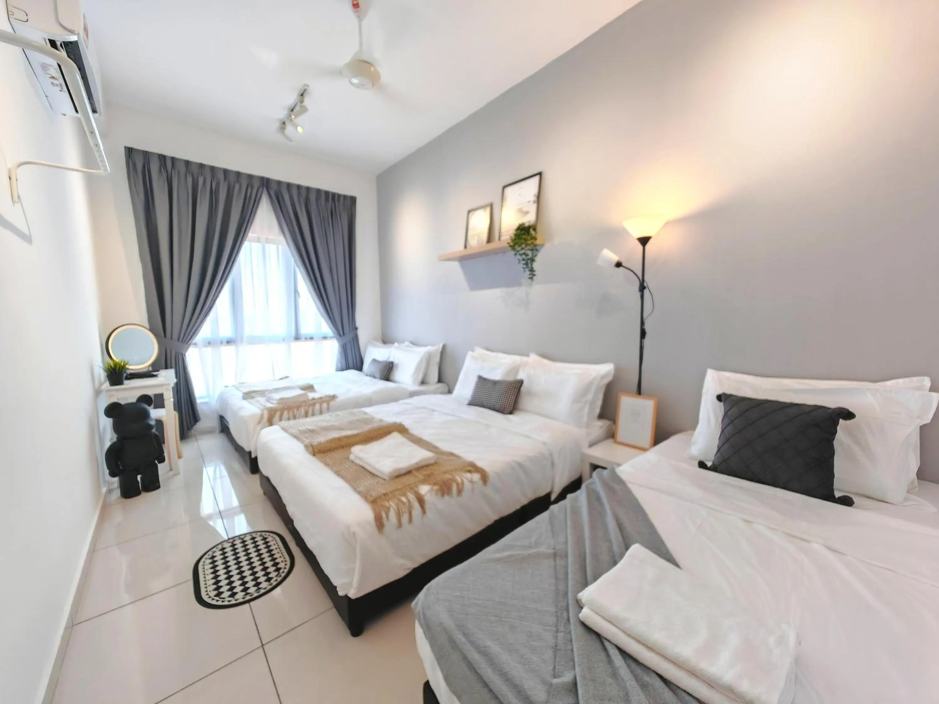 Bed in Ipoh Horizon Skypool Town Suites 4-11pax by IWH Suites