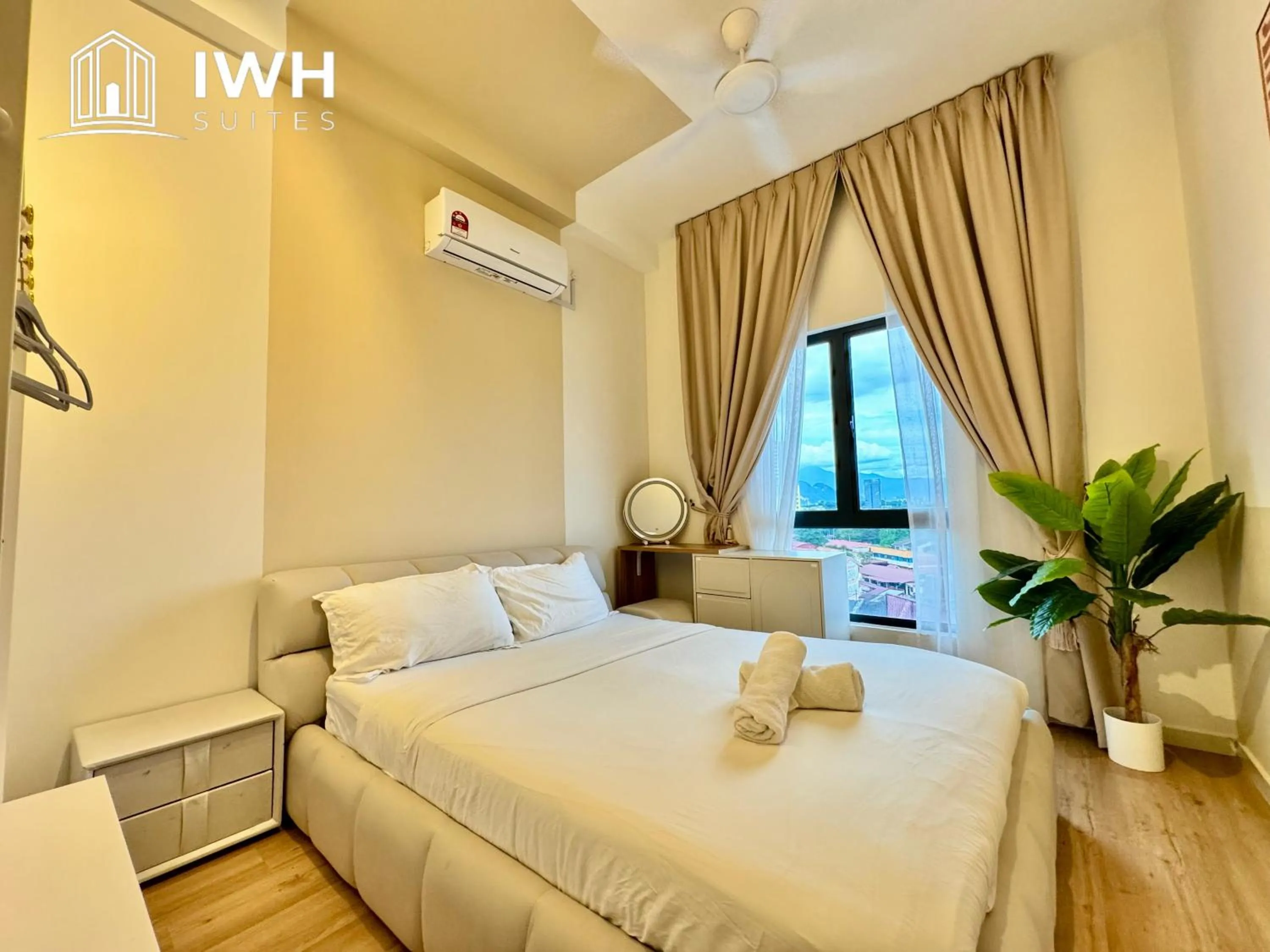 Bed in Ipoh Horizon Skypool Town Suites 4-11pax by IWH Suites