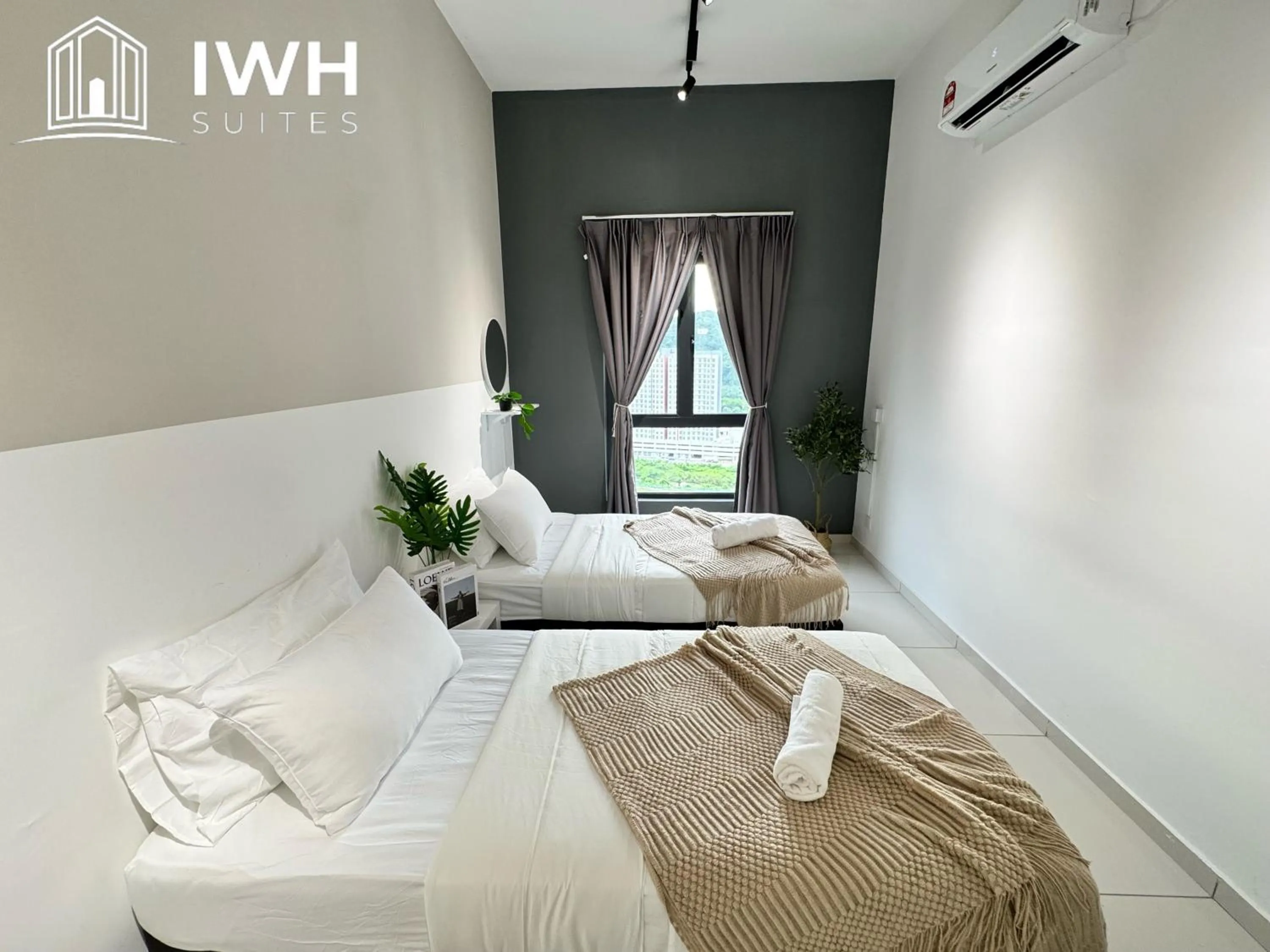 Bed in Ipoh Horizon Skypool Town Suites 4-11pax by IWH Suites
