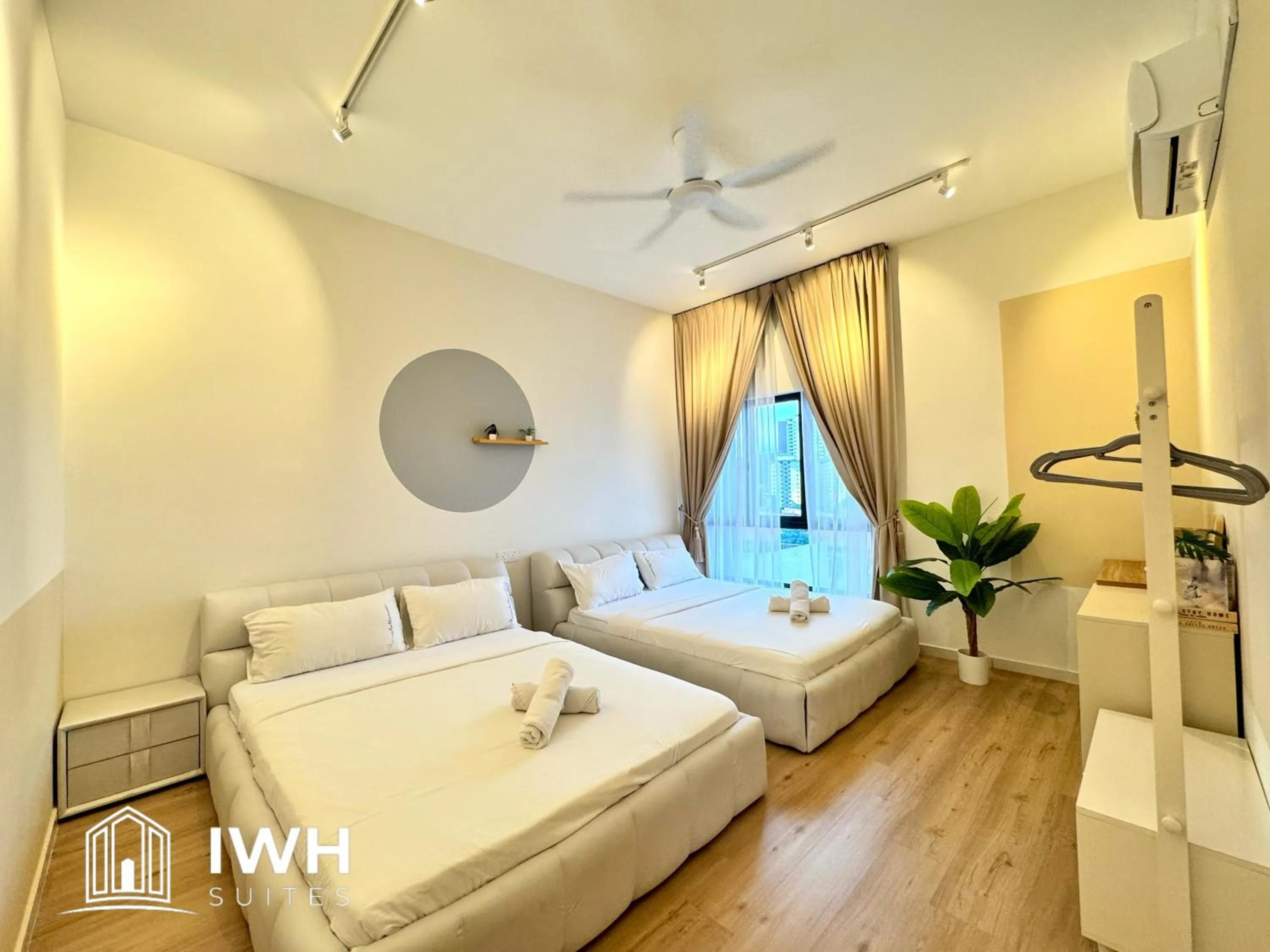 Bed in Ipoh Horizon Skypool Town Suites 4-11pax by IWH Suites