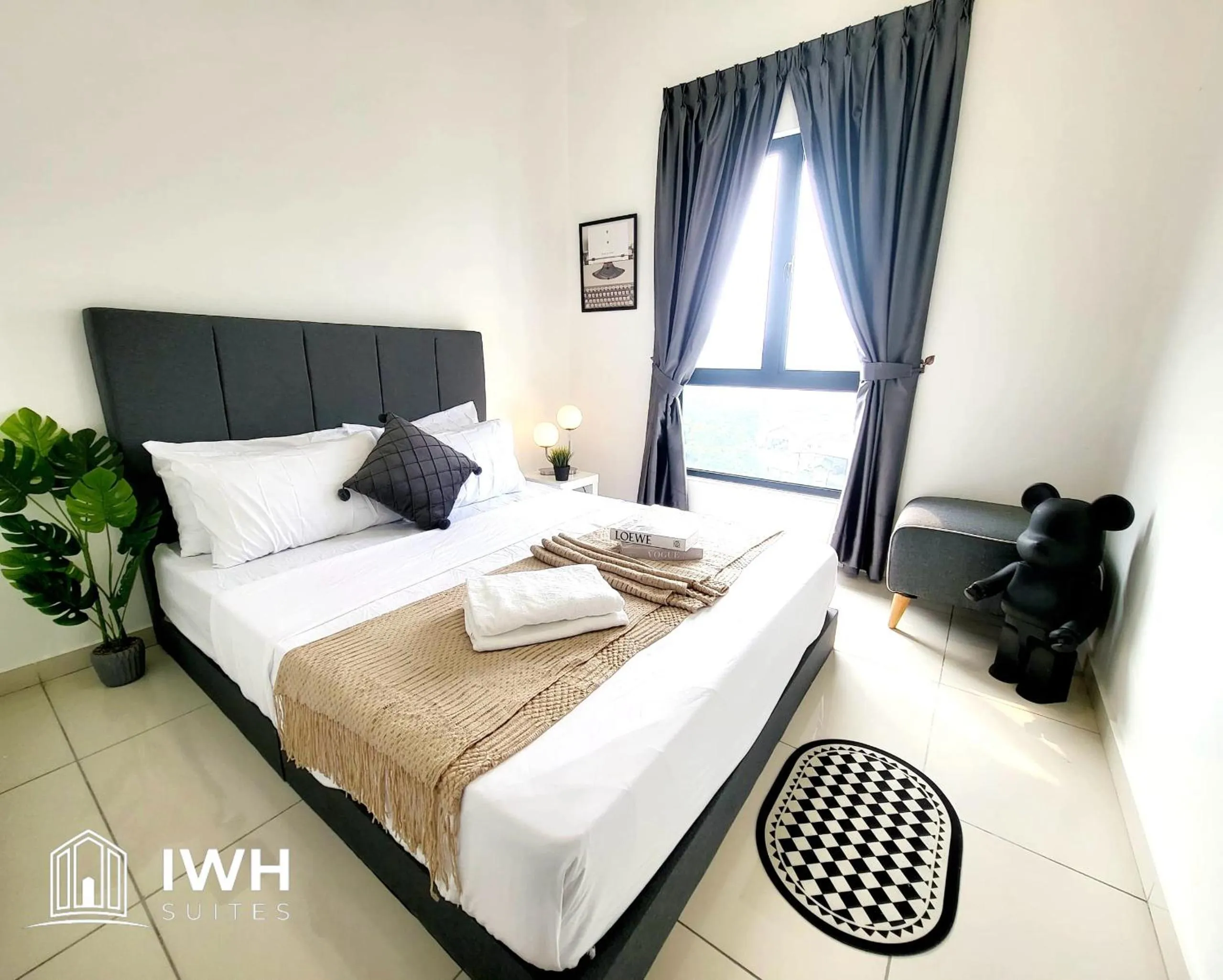 Bed in Ipoh Horizon Skypool Town Suites 4-11pax by IWH Suites