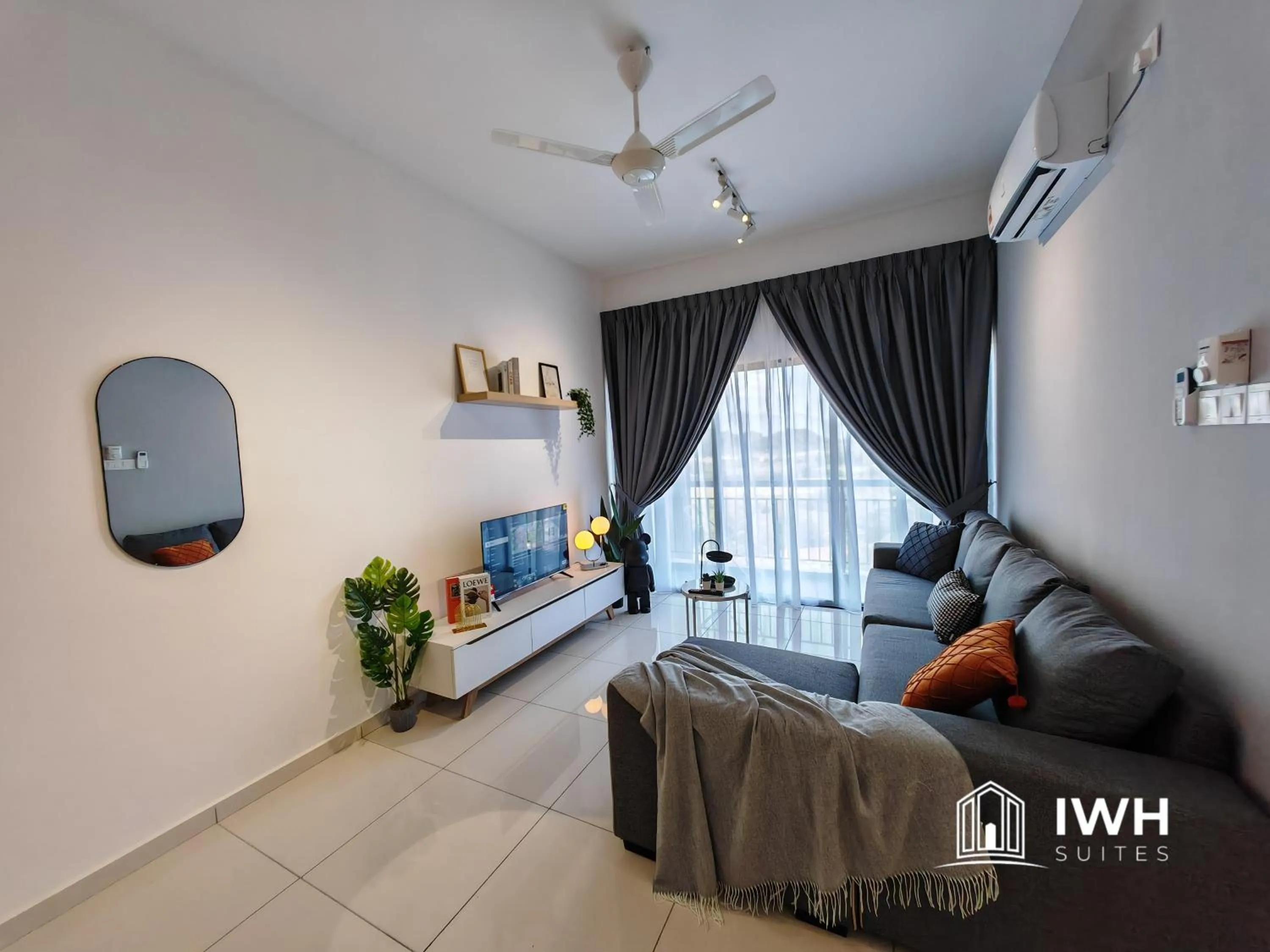 TV and multimedia, Bed in Ipoh Horizon Skypool Town Suites 4-11pax by IWH Suites