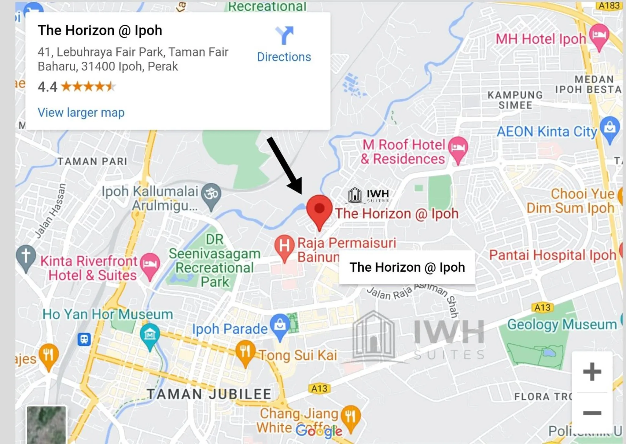 Property logo or sign in Ipoh Horizon Skypool Town Suites 4-11pax by IWH Suites