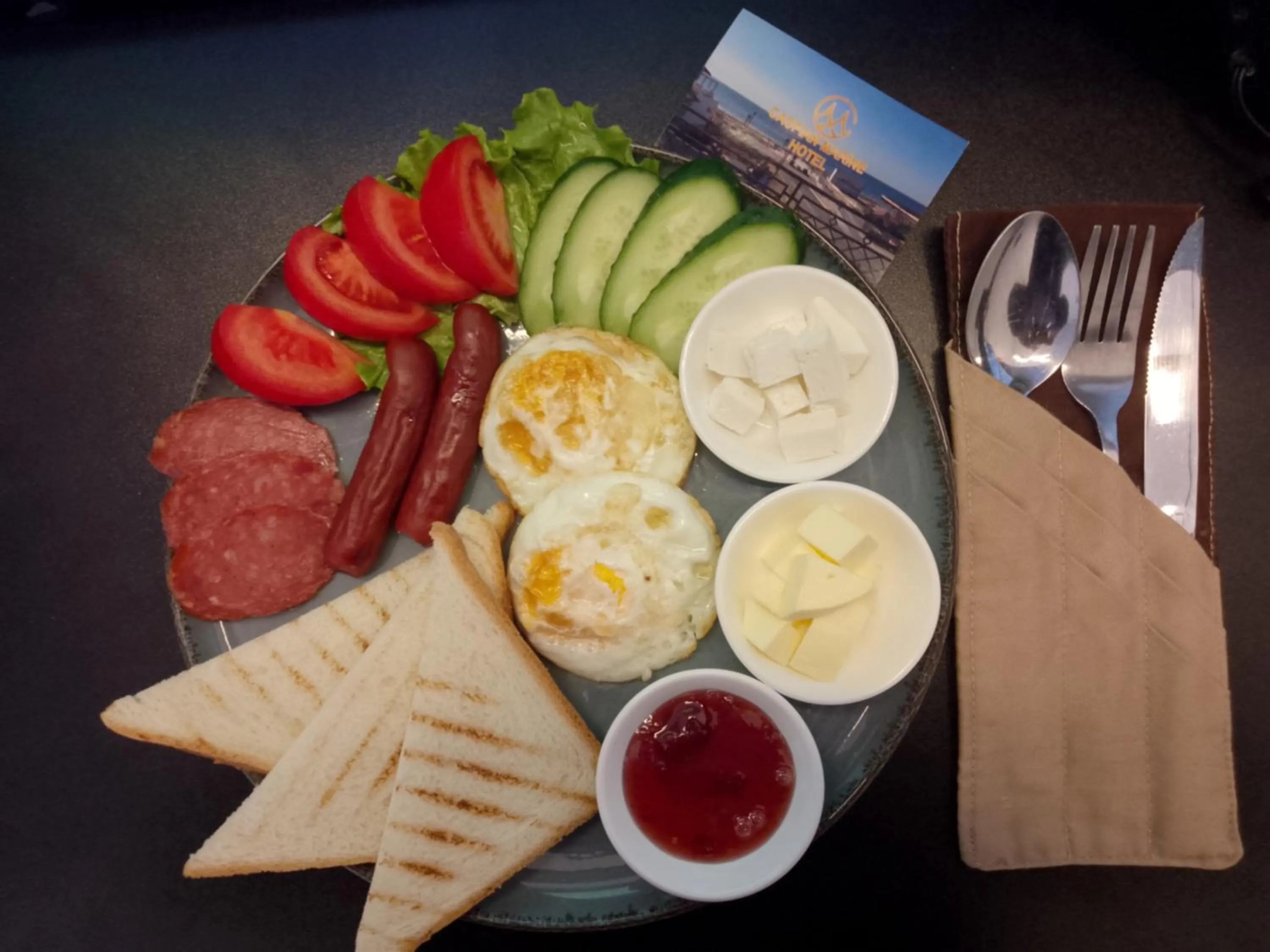 Breakfast in Caspian Marine Hotel