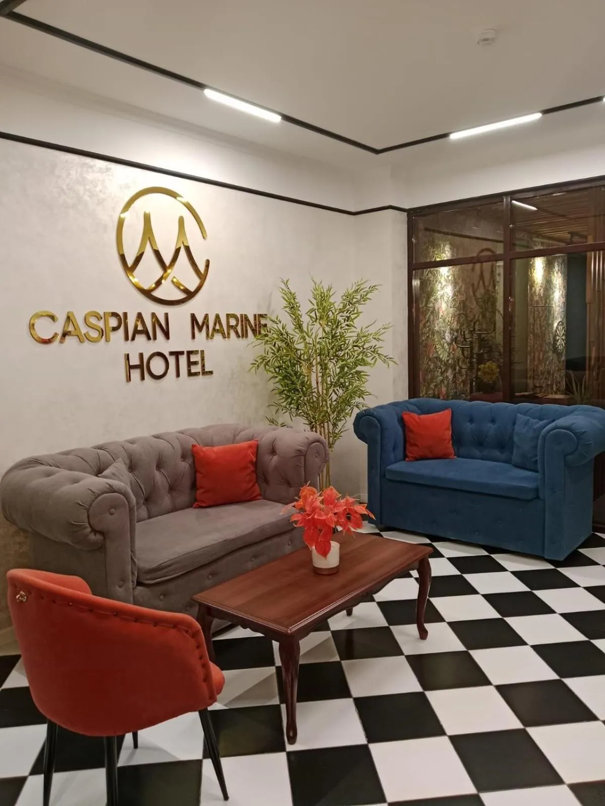 Lobby or reception in Caspian Marine Hotel