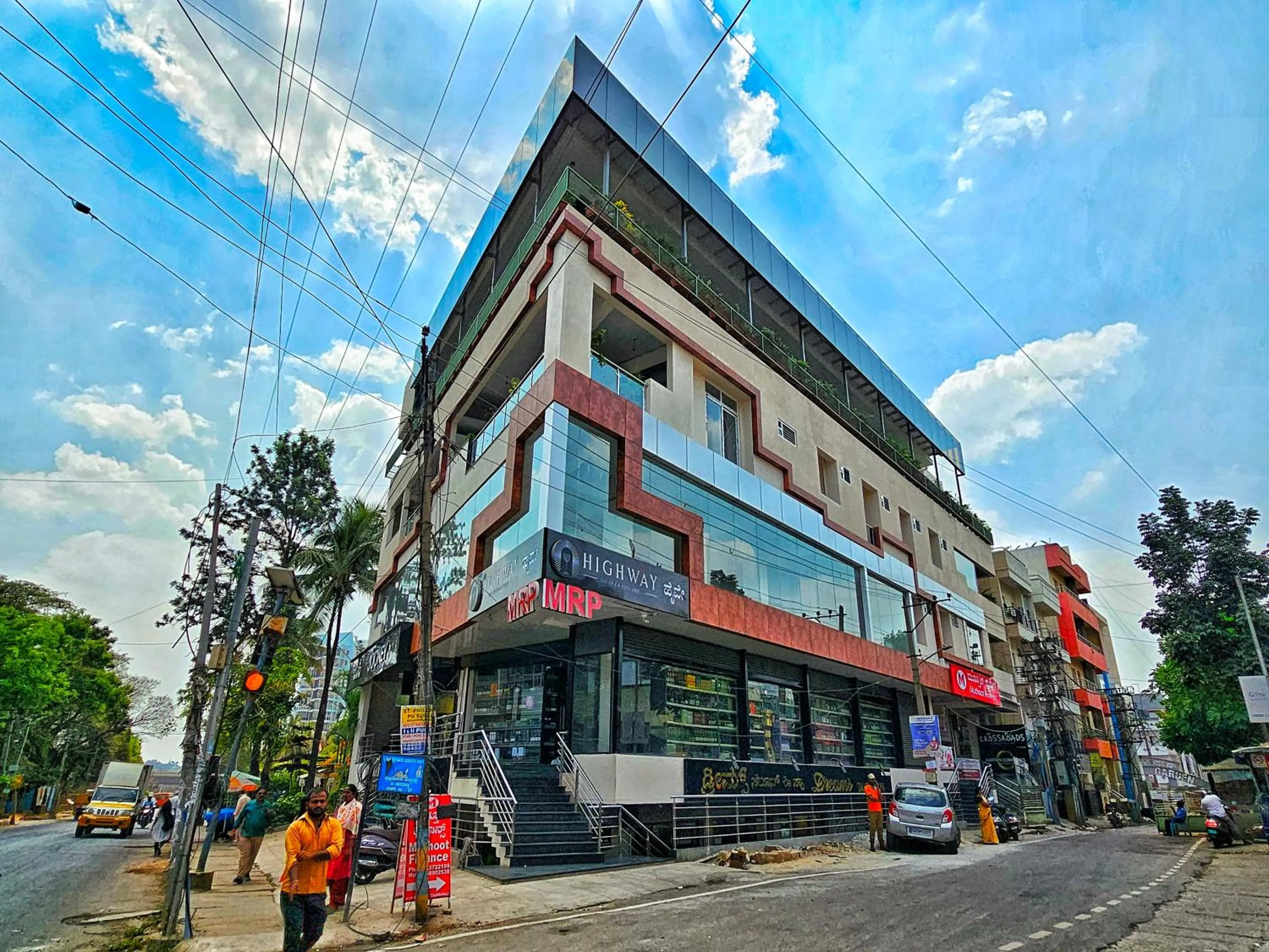 Property building in Hotel Aaryan Comforts - Peenya