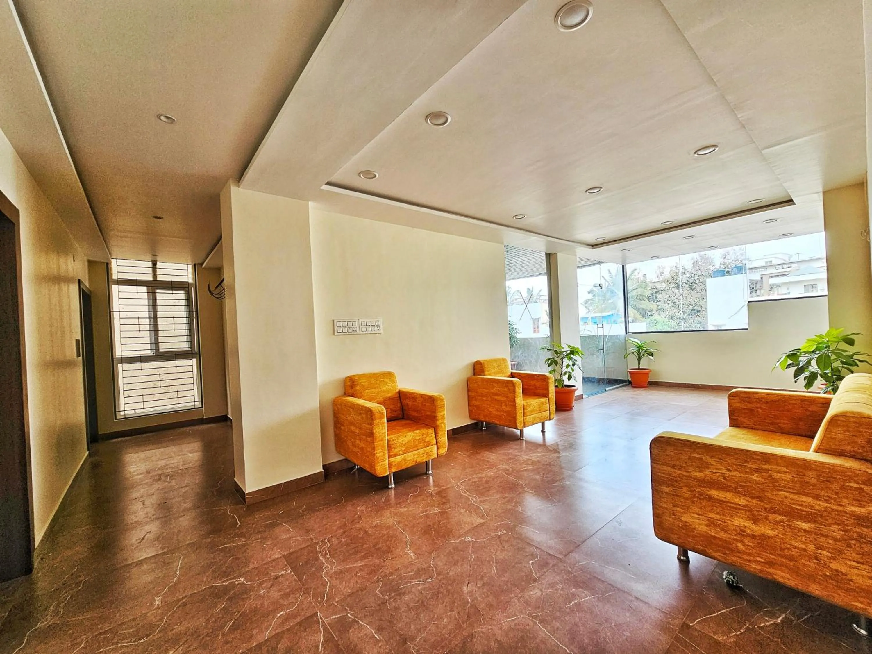 Property building in Hotel Aaryan Comforts - Peenya