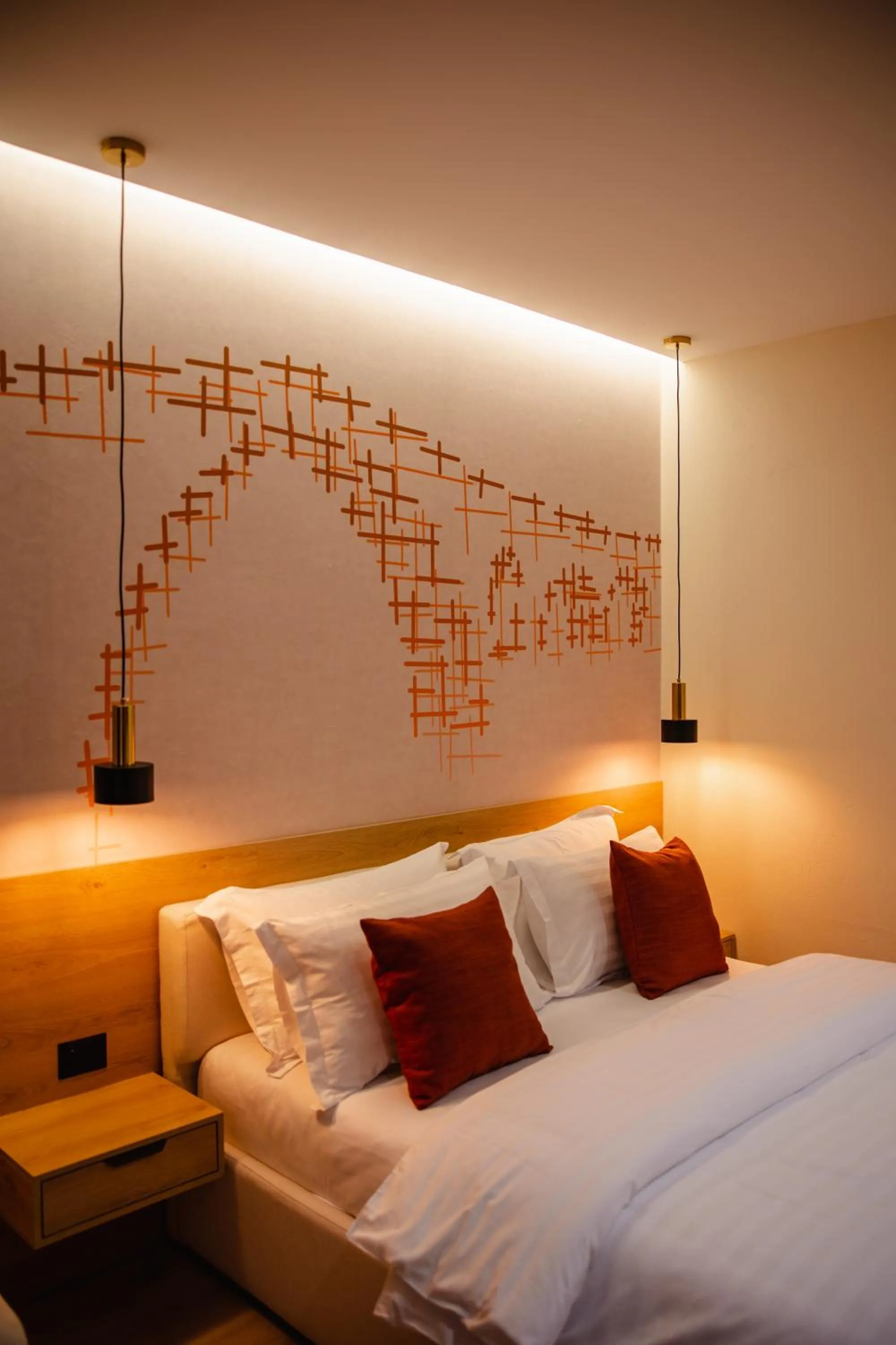 Bed in Oro Inn Hotel