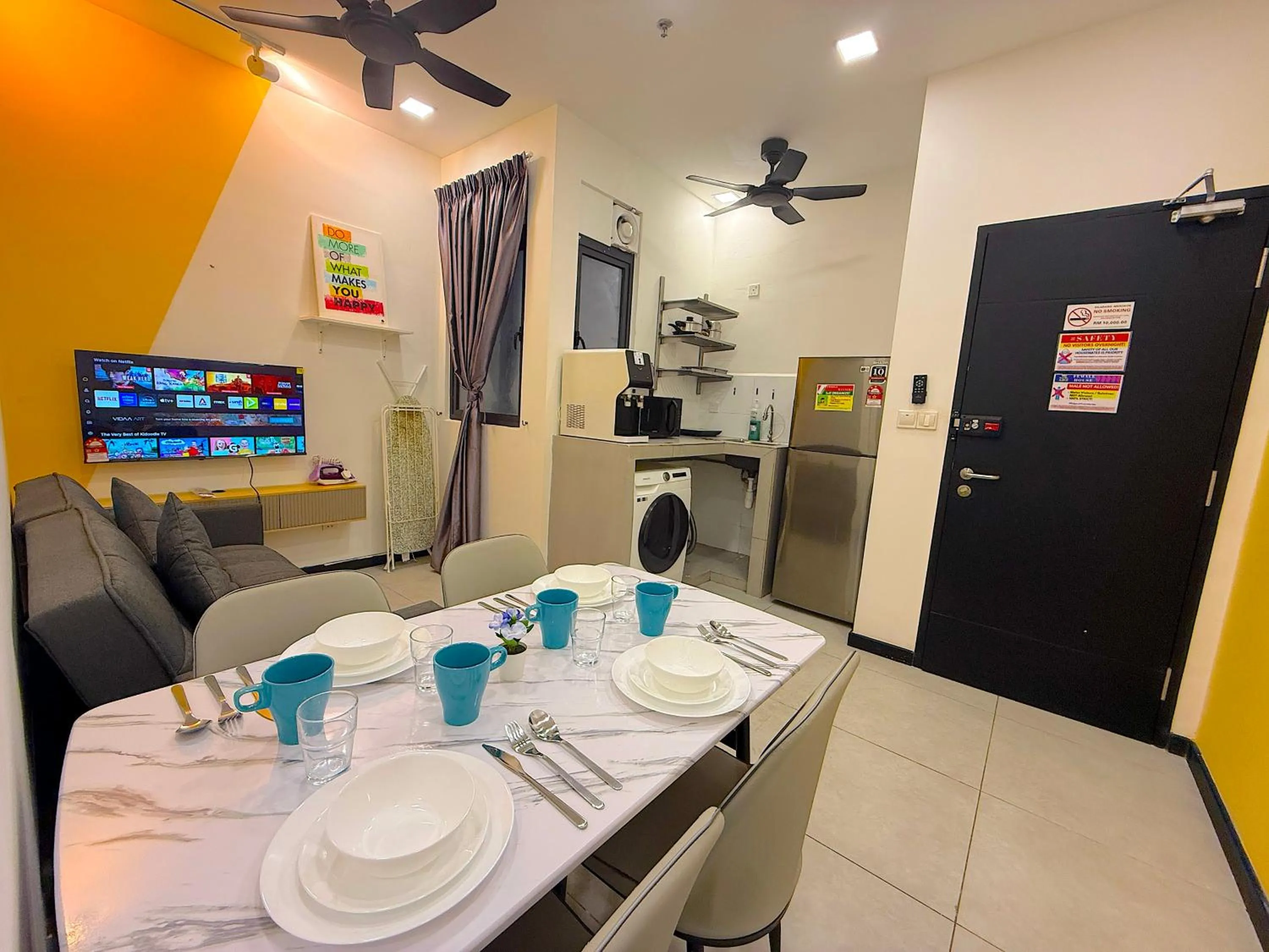 TV and multimedia in Neu Suites By Serenity Homes Near Gleneagles, KLCC & LRT