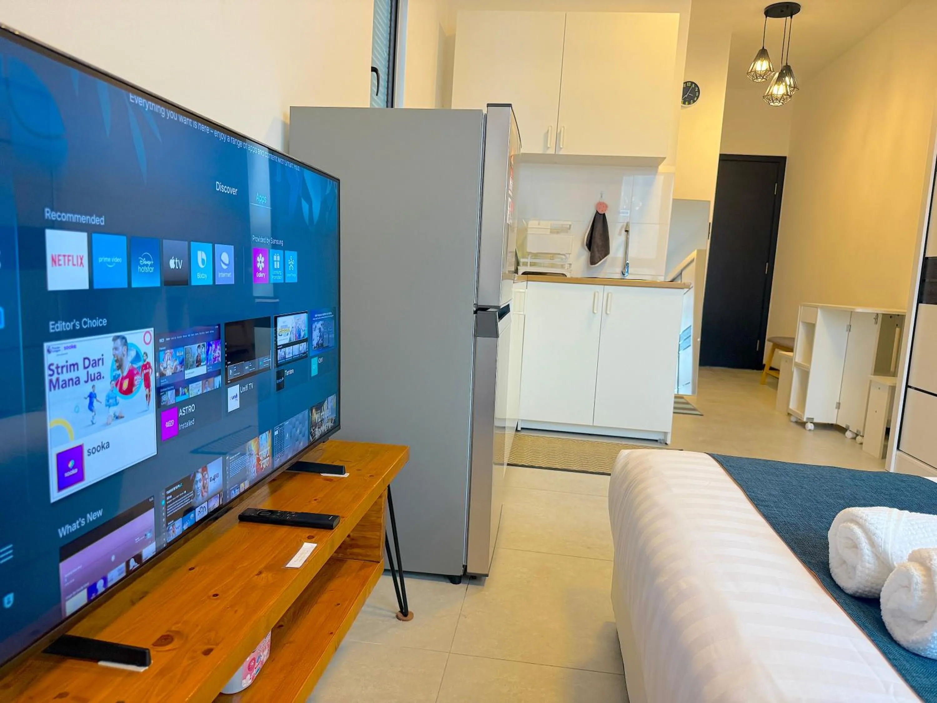 TV and multimedia in Neu Suites By Serenity Homes Near Gleneagles, KLCC & LRT