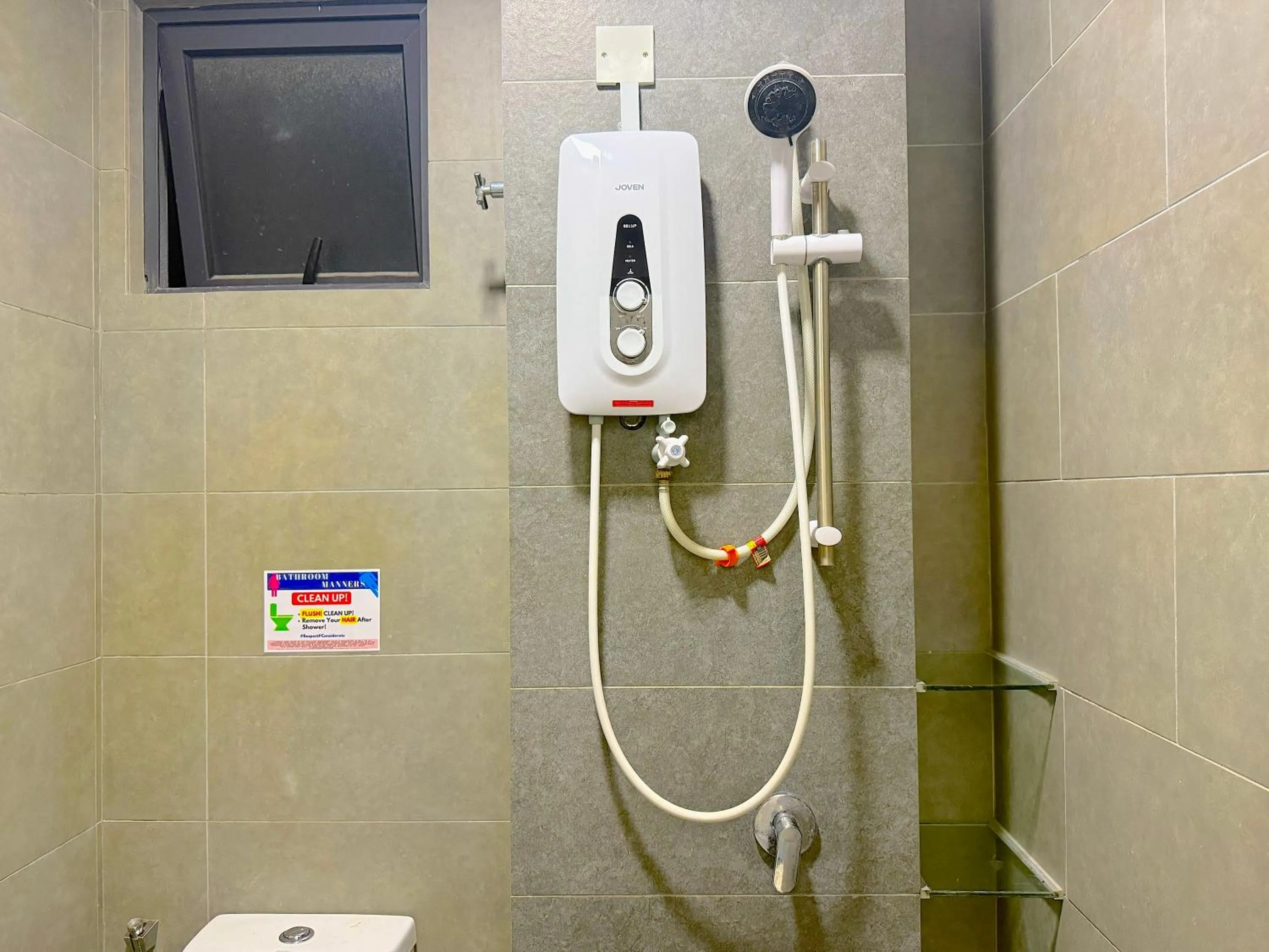 Shower in Neu Suites By Serenity Homes Near Gleneagles, KLCC & LRT