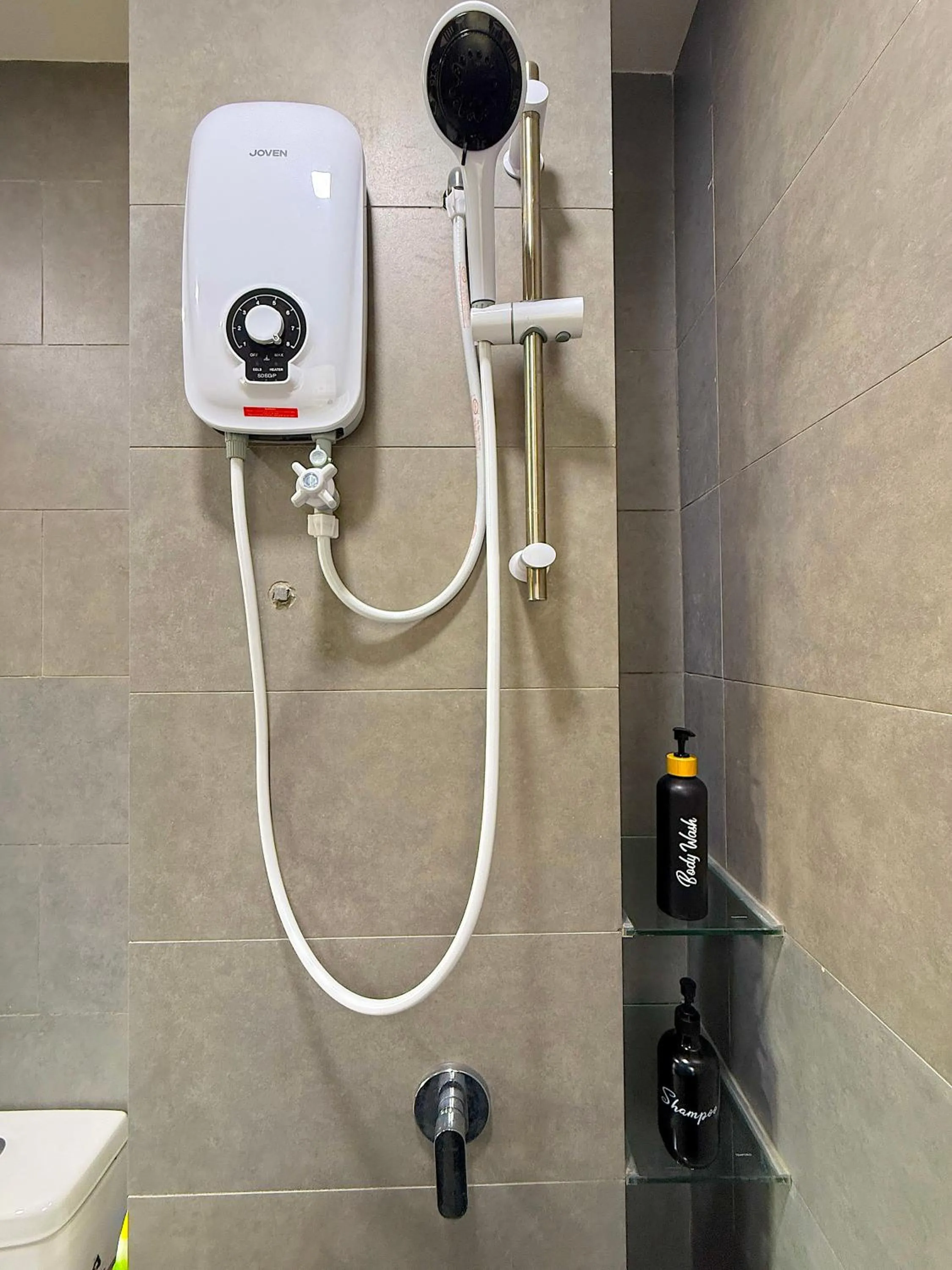 Shower in Neu Suites By Serenity Homes Near Gleneagles, KLCC & LRT