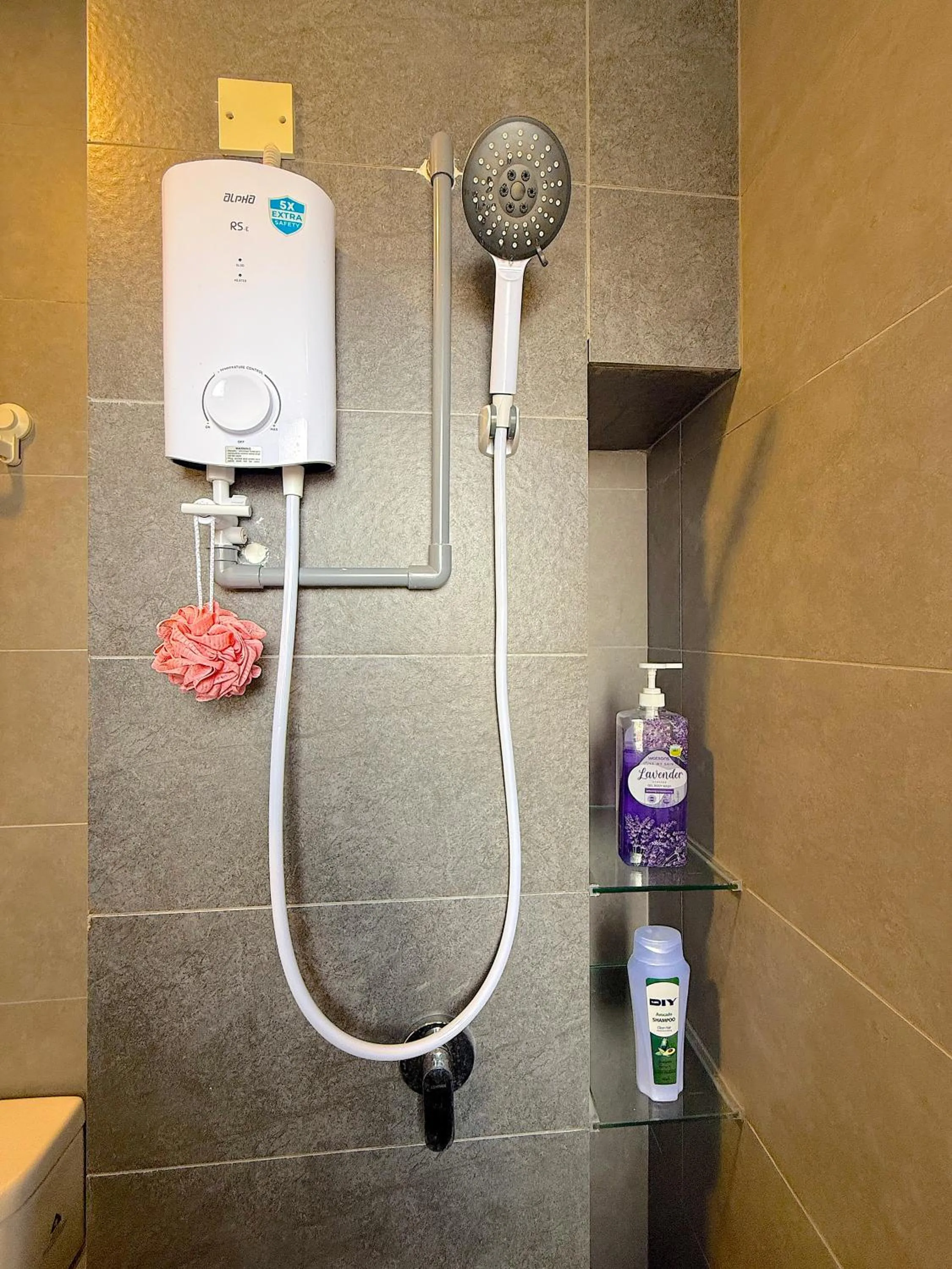 Shower in Neu Suites By Serenity Homes Near Gleneagles, KLCC & LRT