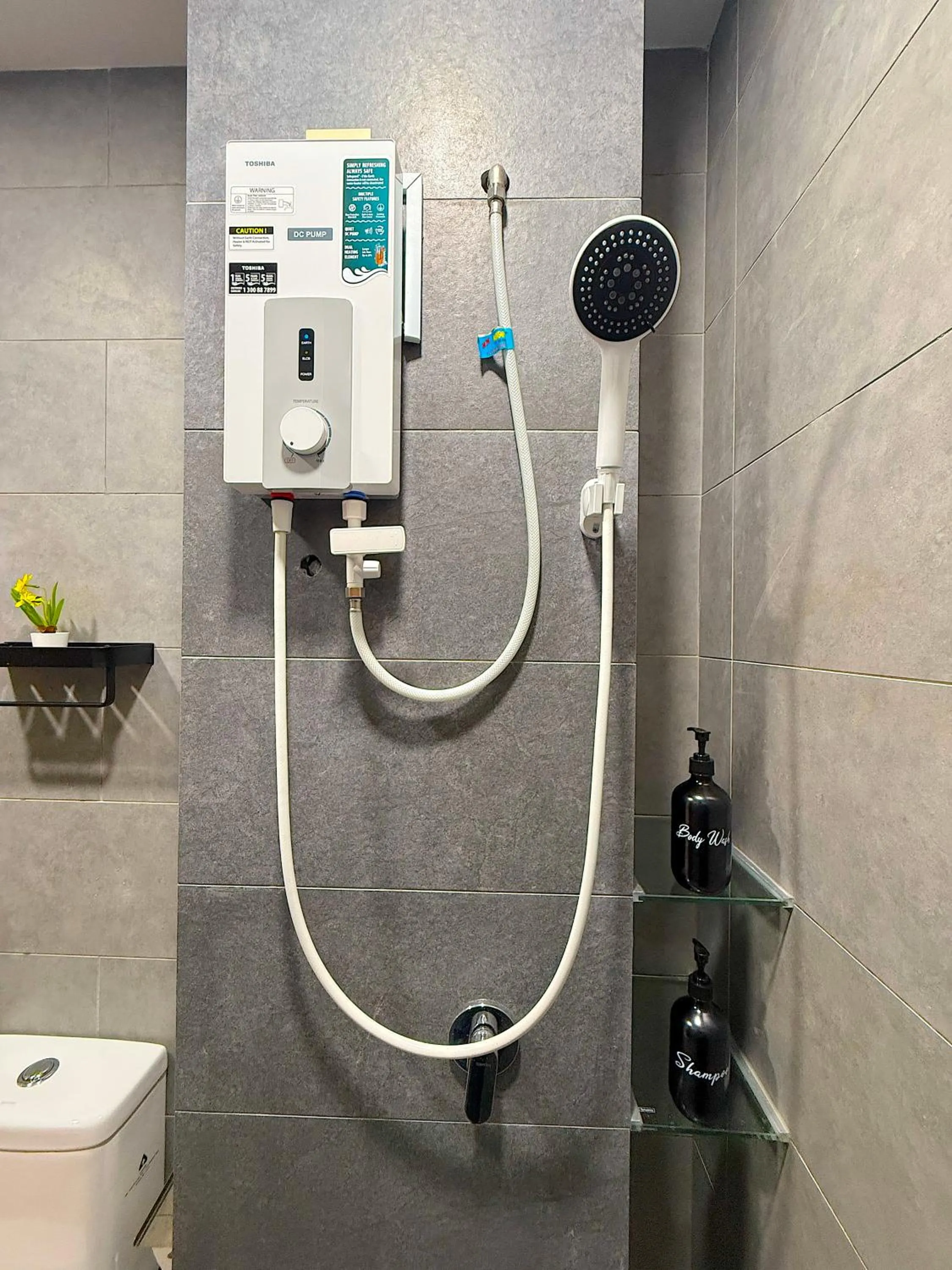 Shower in Neu Suites By Serenity Homes Near Gleneagles, KLCC & LRT